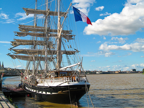 Le Belem arrivé au port de Sète